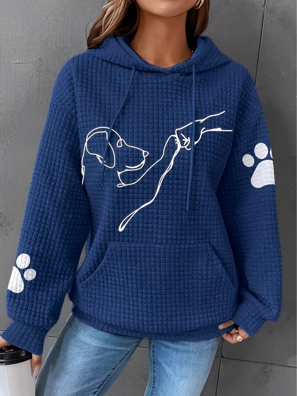 Berenice - Gedruckter Damen-Hoodie für Komfort