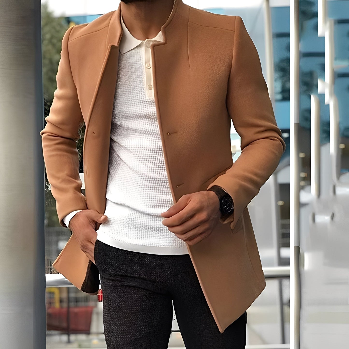 Joshua - Trendige schmal geschnittene Jacke für Männer