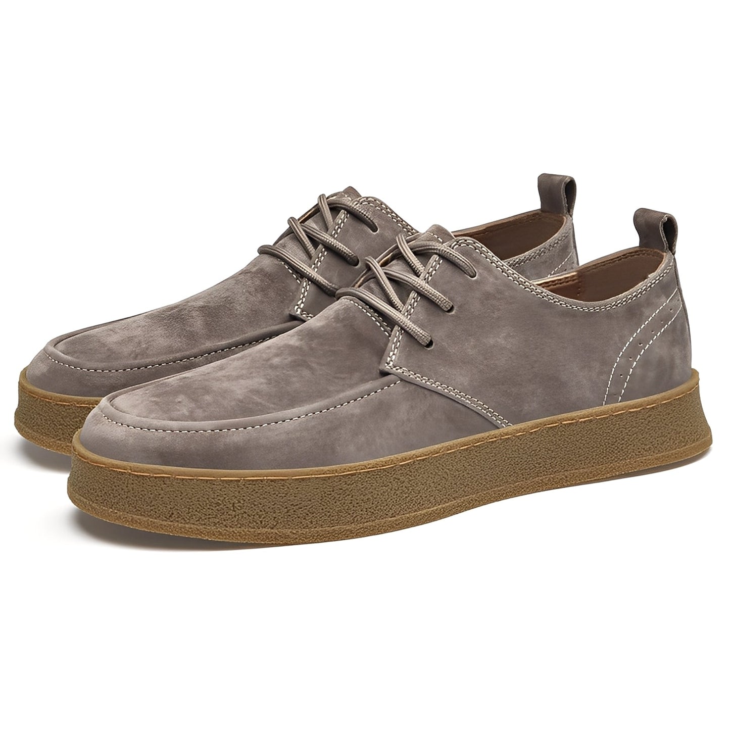 Sylvan - Elegante, flache Herrensneaker aus Wildleder