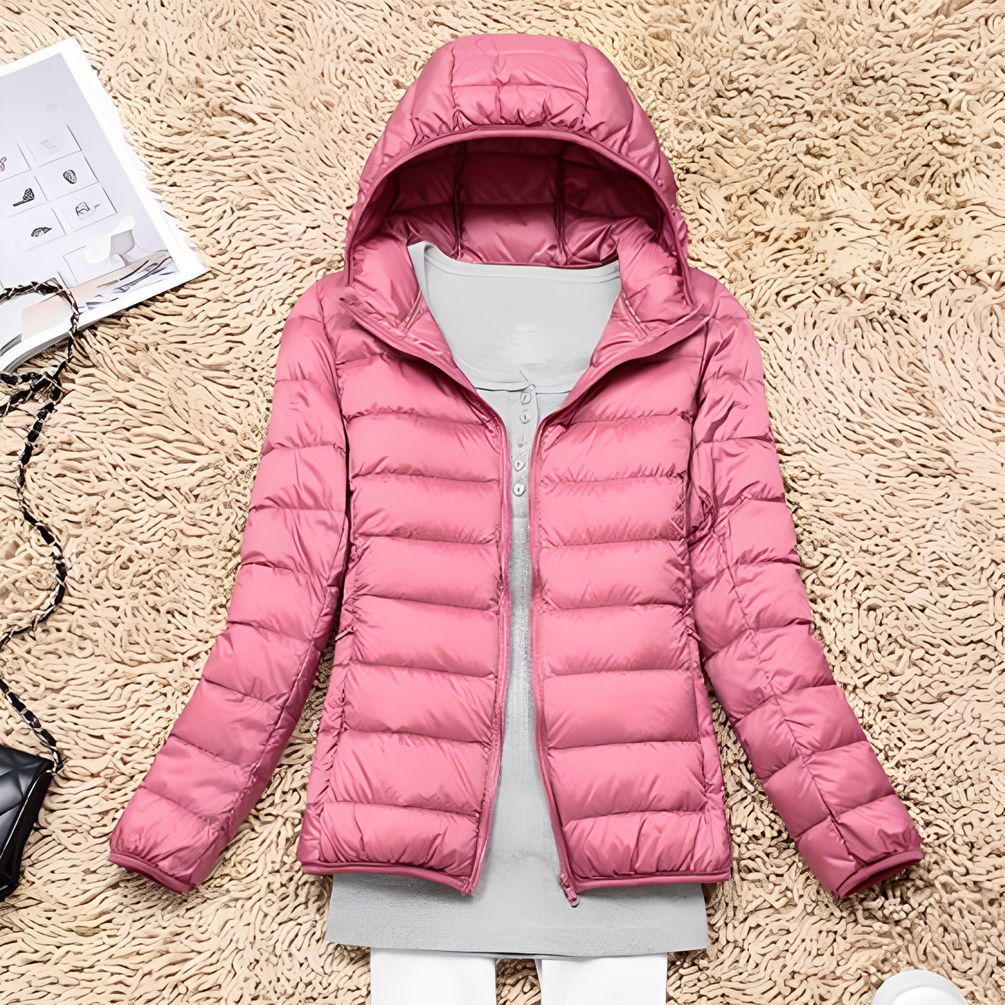 Lyndsay - Bequeme, schmal geschnittene Damen-Daunenjacke