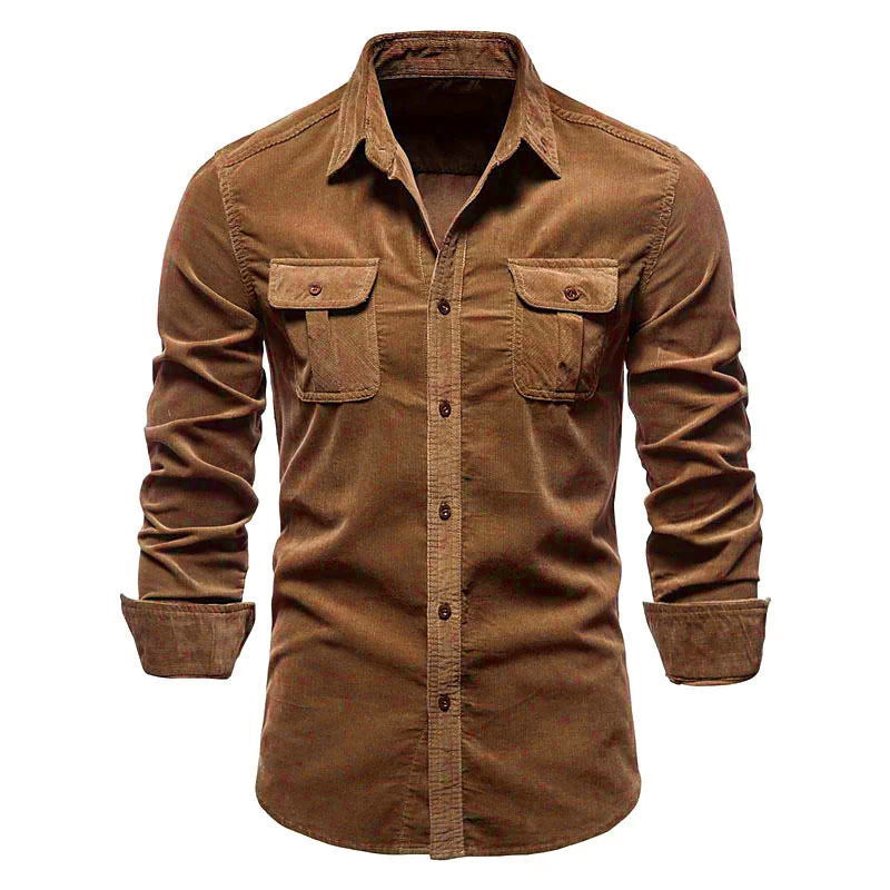 Rowen - Einfaches Shirt für Herren mit Taschen