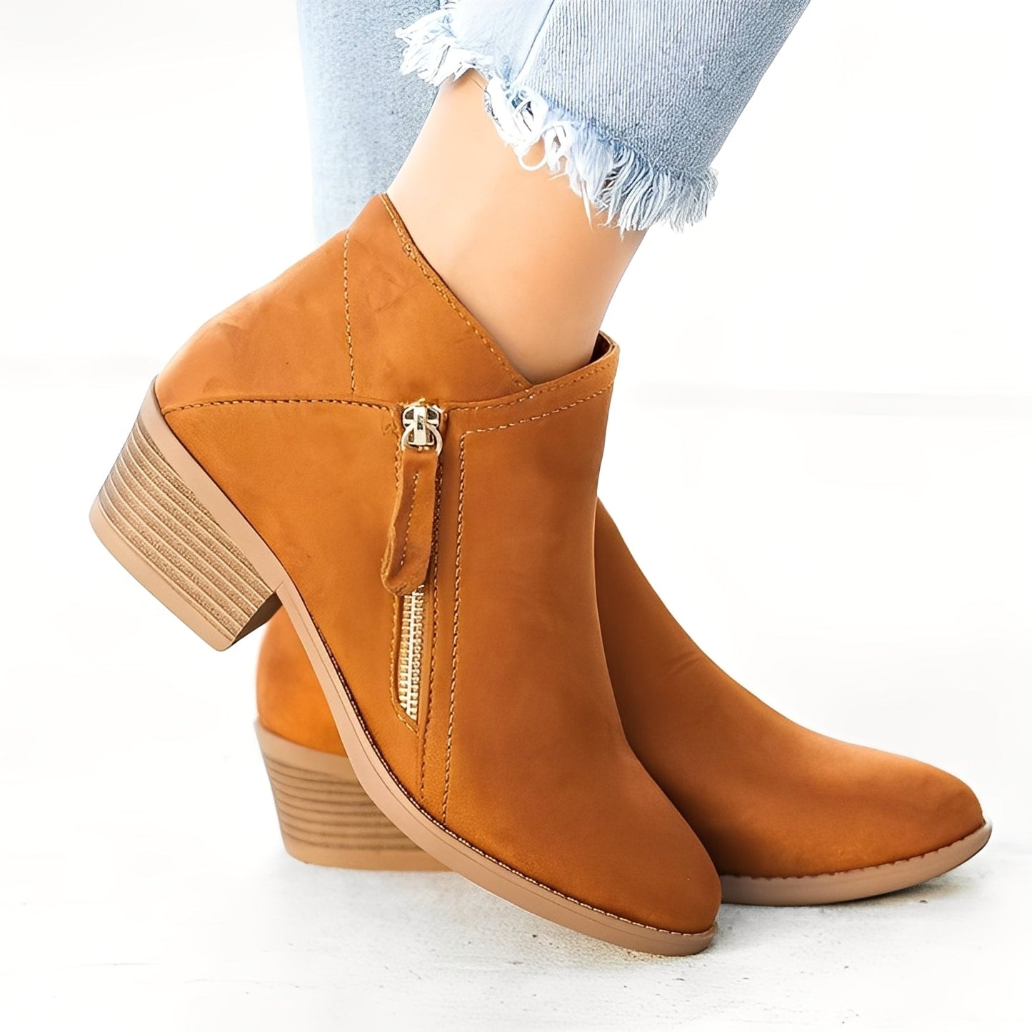 Mirabelle - Modische Damenstiefel mit Reißverschluss