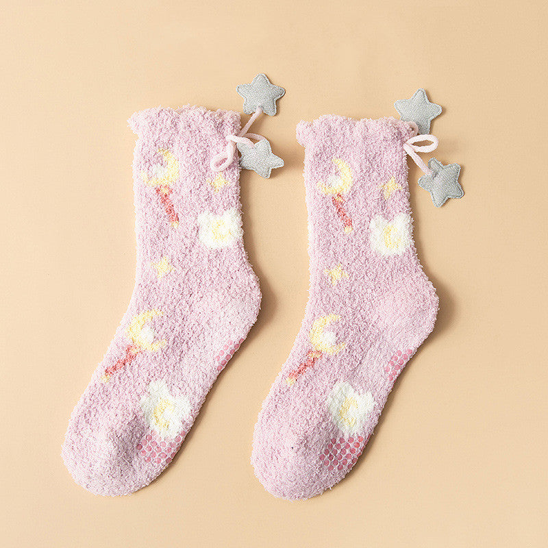 Ramona - Stilvolle, warme Wintersocken für Damen aus Fleece
