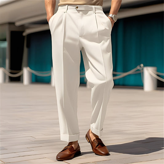 Beckham - Klassische Herrenhose mit geradem Schnitt