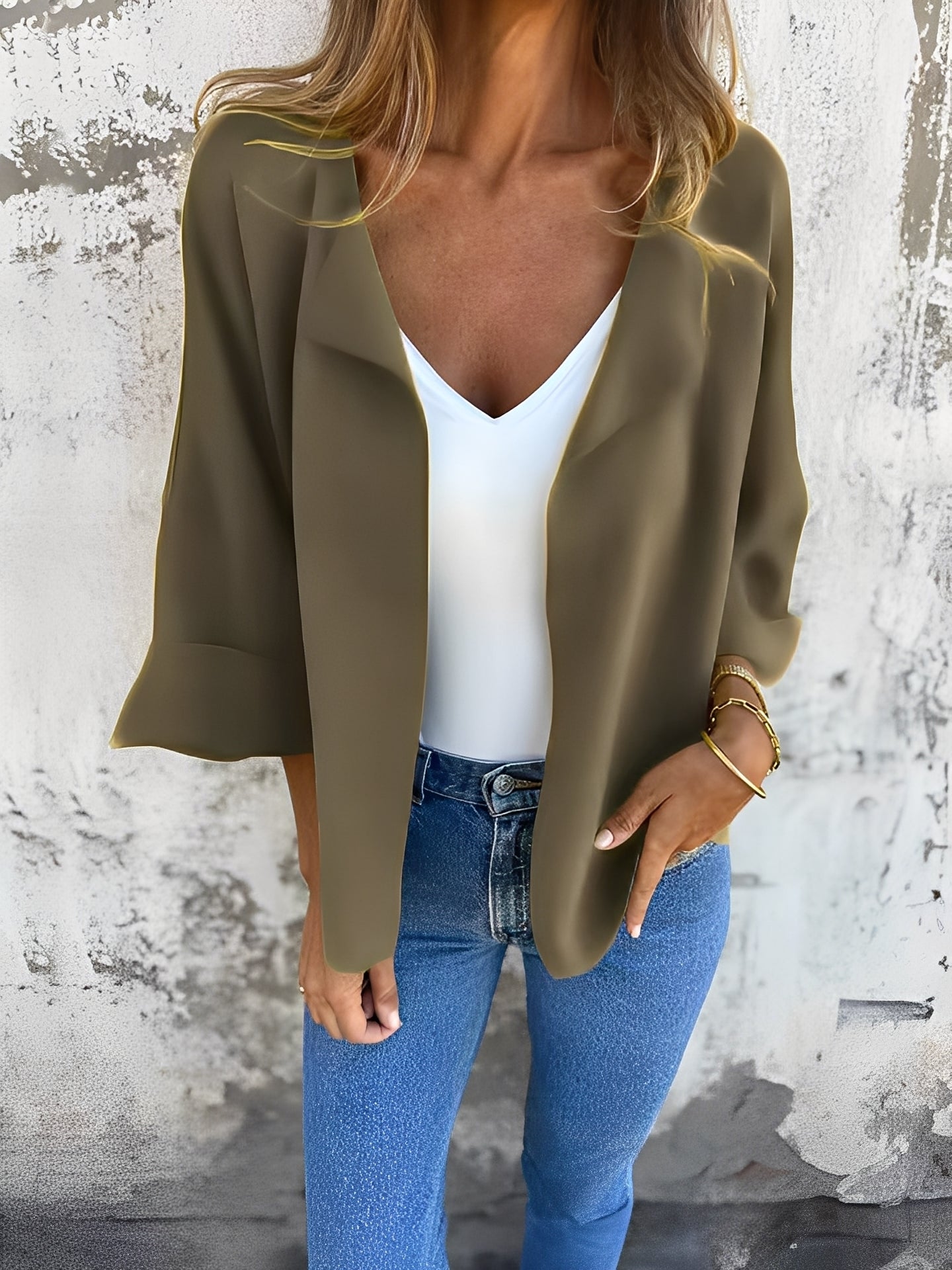 Angelle - Stilvoller und bequemer Damenblazer aus Wildleder