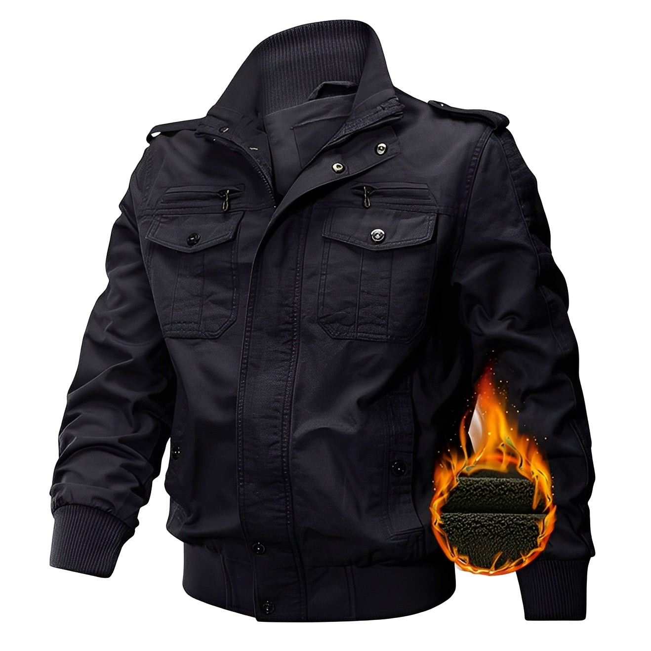Gary - Schicke Herren-Fleecejacke mit Taschen