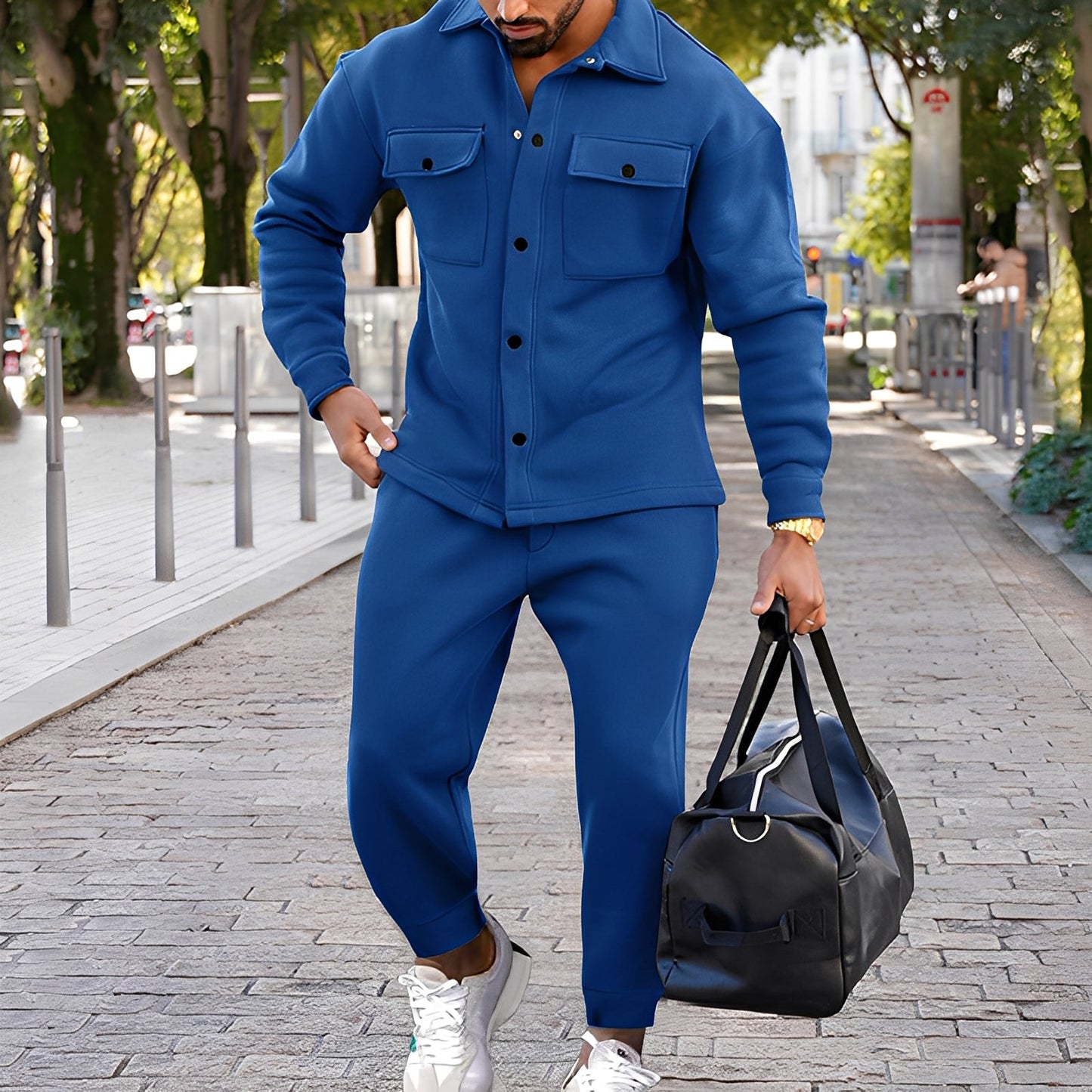 Kent - Schickes Slim-Fit-Set mit Hemd und Hose für Männer