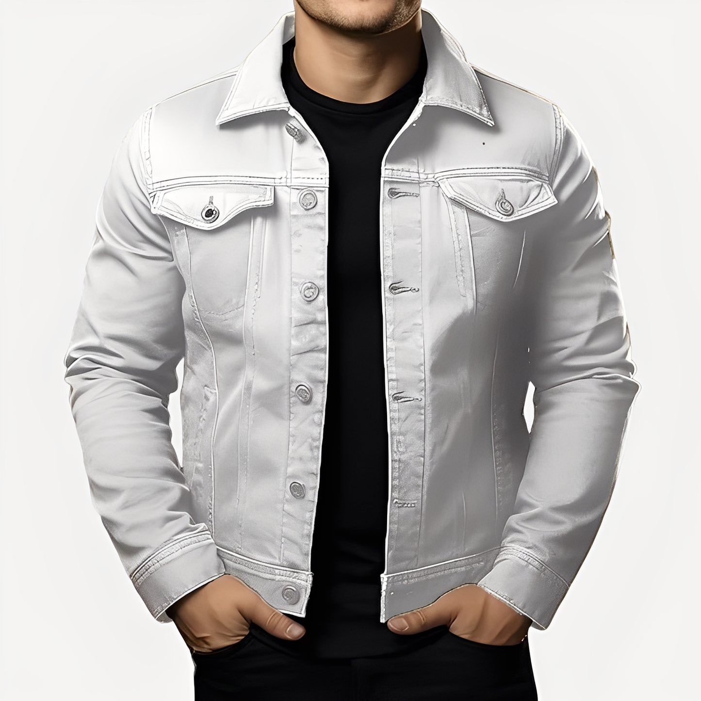 Smith - Klassische Herrenjacke aus widerstandsfähigem Stoff