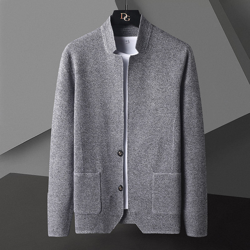 Elsdon - Modische, leichte Herren-Strickjacke mit Taschen