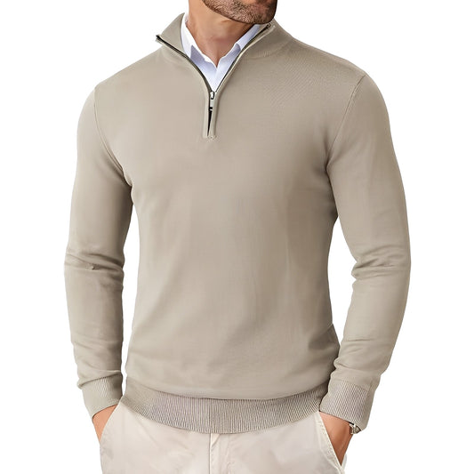 Darell - Eleganter Herren-Strickpulli mit Zipper
