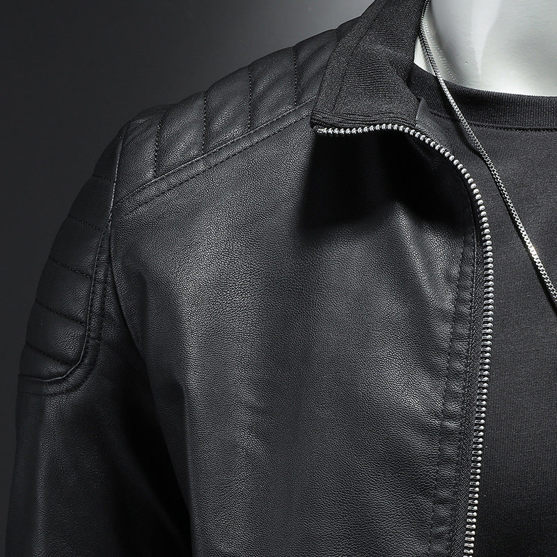Wendell - Elegante, eng geschnittene Herren-Lederjacke