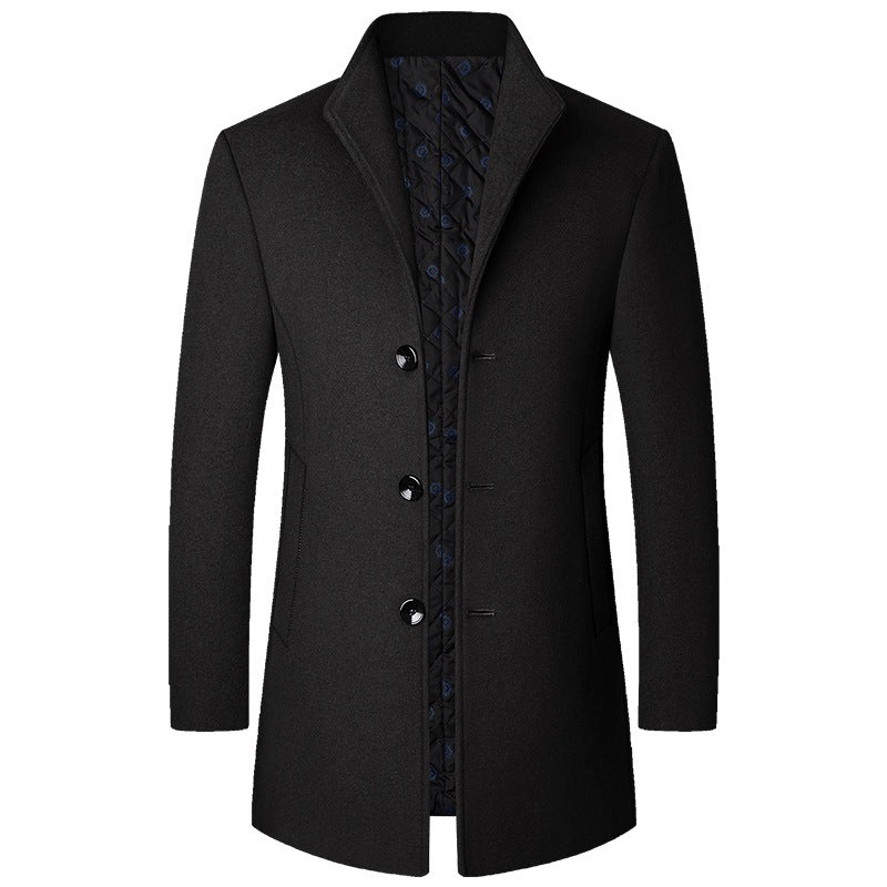 Colson - Eleganter langer Herrenmantel aus Wolle