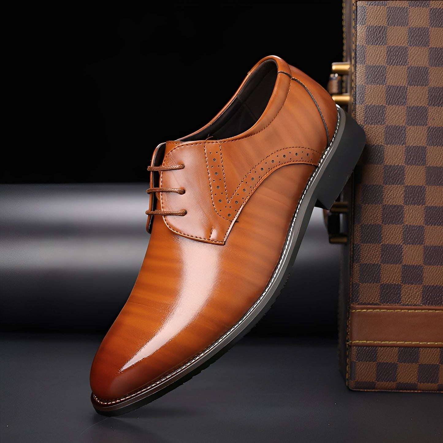 Beckham - Elegante Schnürschuhe im Brogue-Stil für Herren