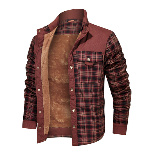 Harmon - Elegante karierte Herrenjacke