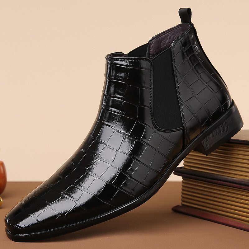 Gladwin - Elegante, glänzende Lederschuhe für Herren