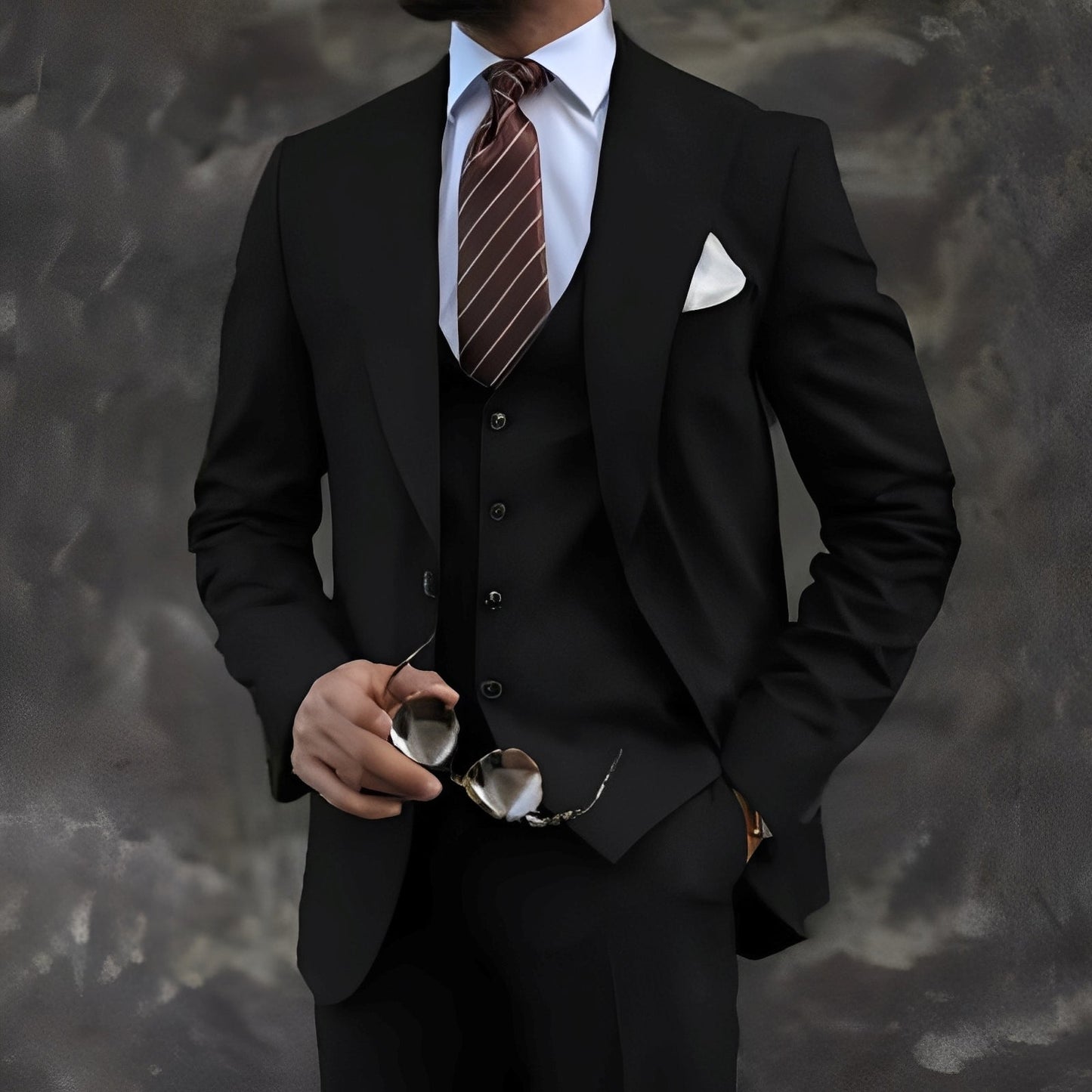 Cordell - Eleganter, formeller Herren-Dreiteiler