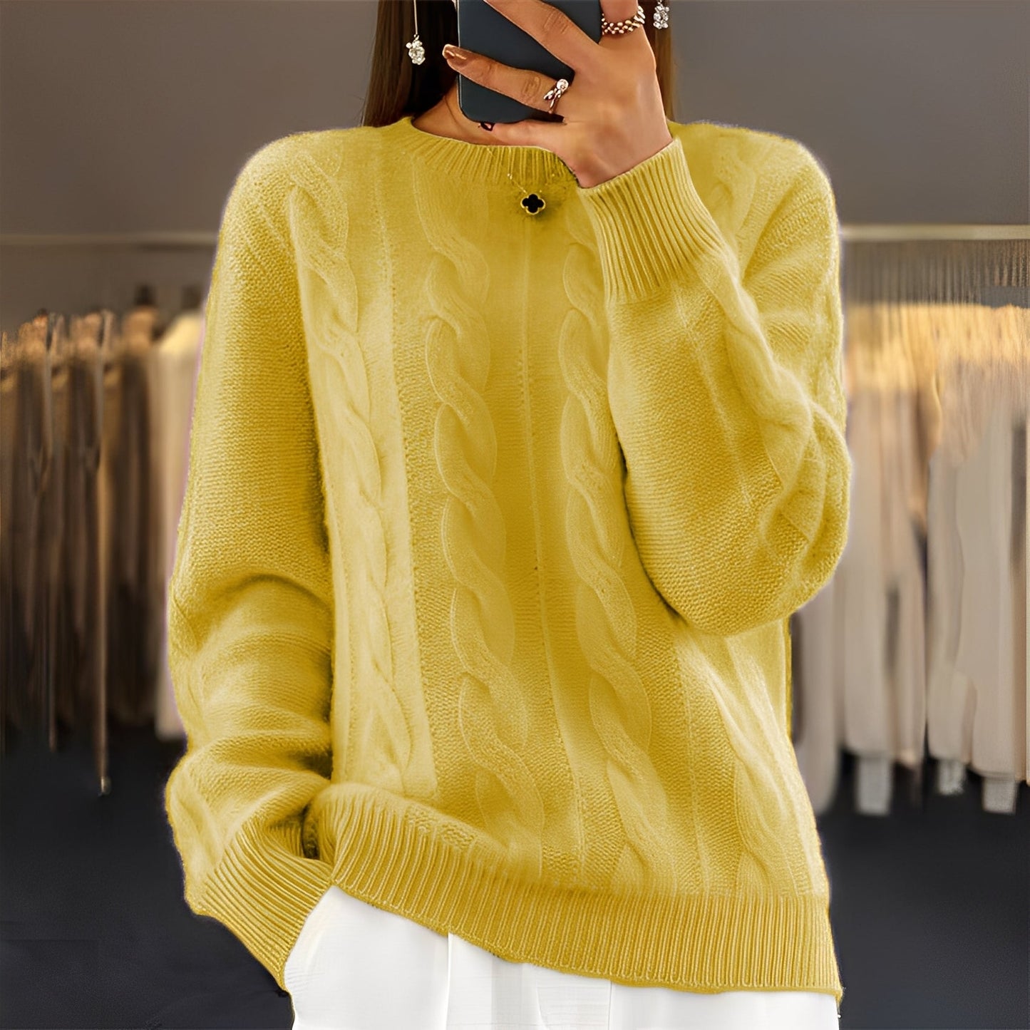 Leanne - Zeitlos eleganter Damenpullover