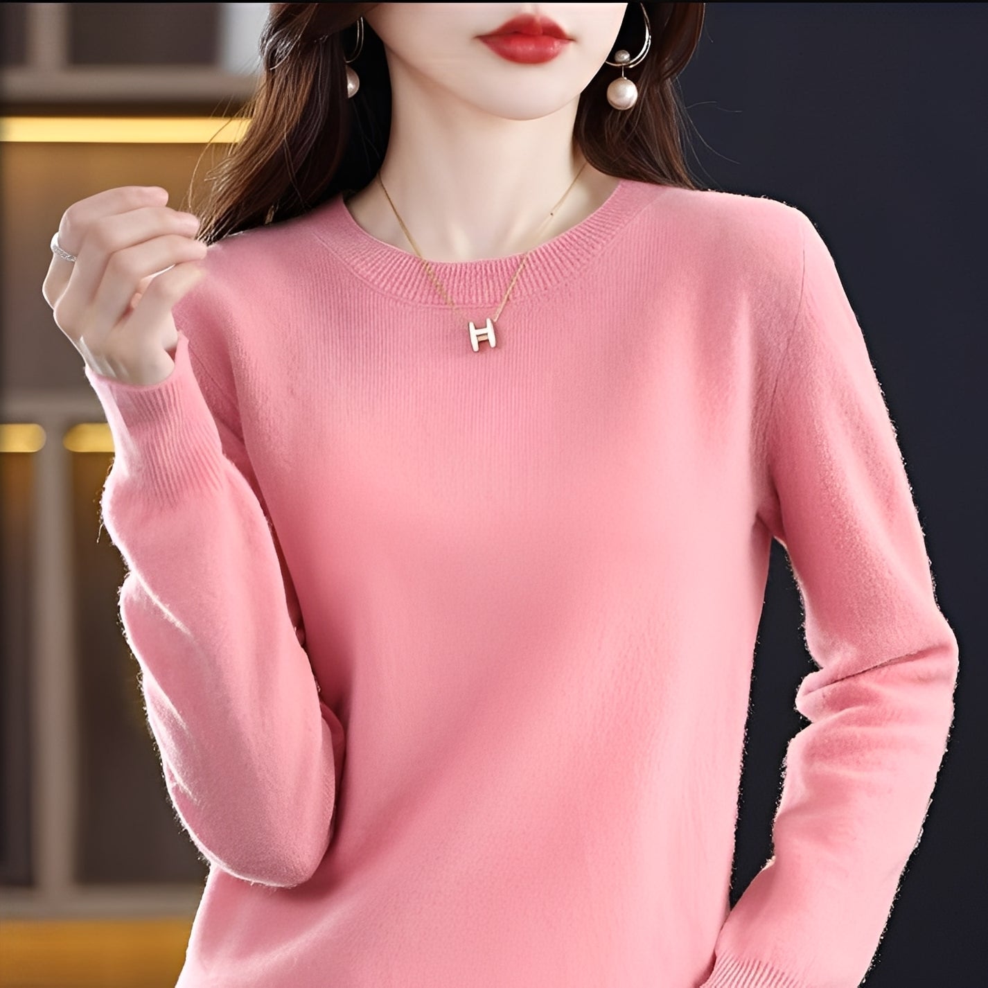 Julia - Schicker, figurbetonter Wollpullover für Damen