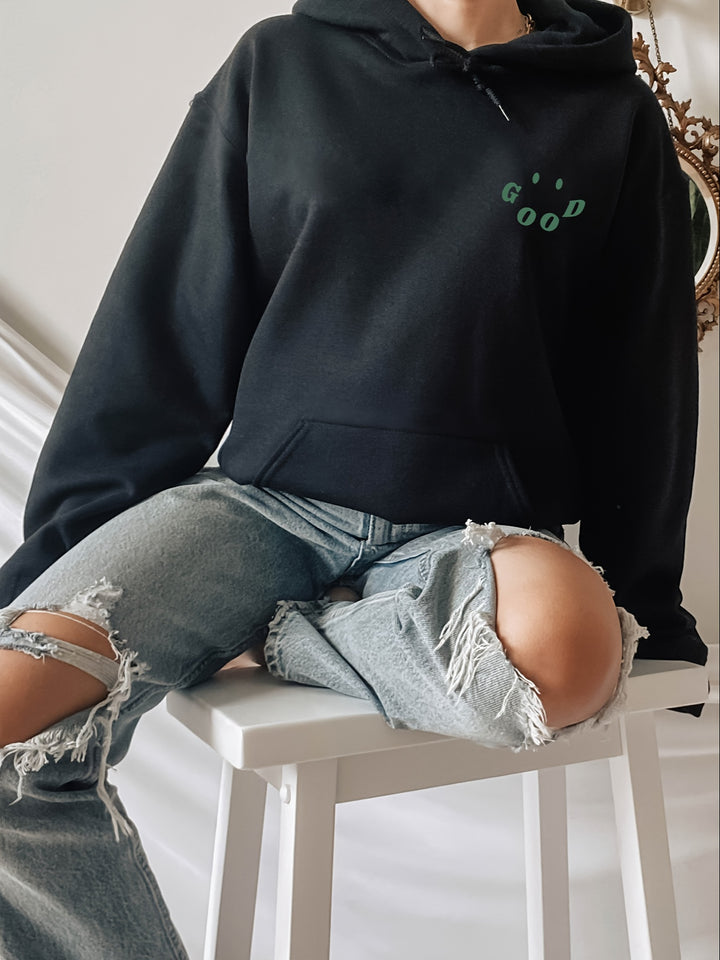 Guten Tag! – Aussagekräftiger Baumwoll-Hoodie