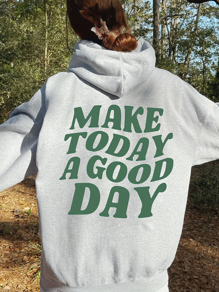 Guten Tag! – Aussagekräftiger Baumwoll-Hoodie