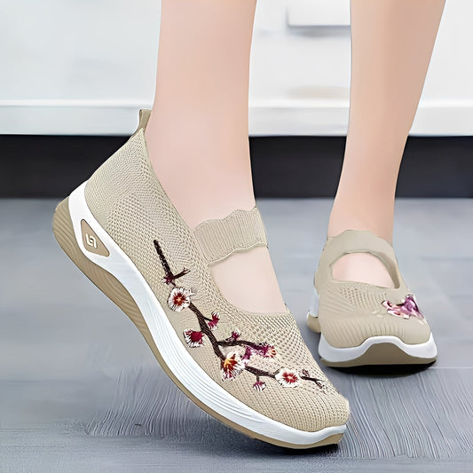 Jazmin - Komfortable und luftige Damenschuhe mit Stickerei