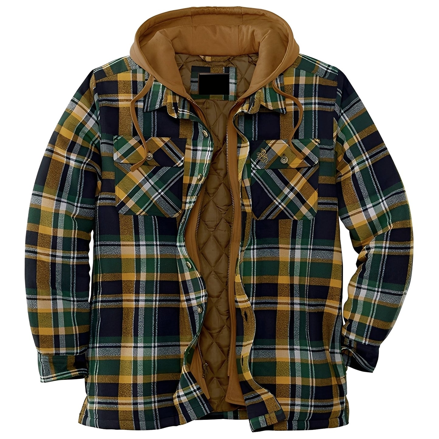 Denzil - Bequeme karierte Flanelljacke für Herren