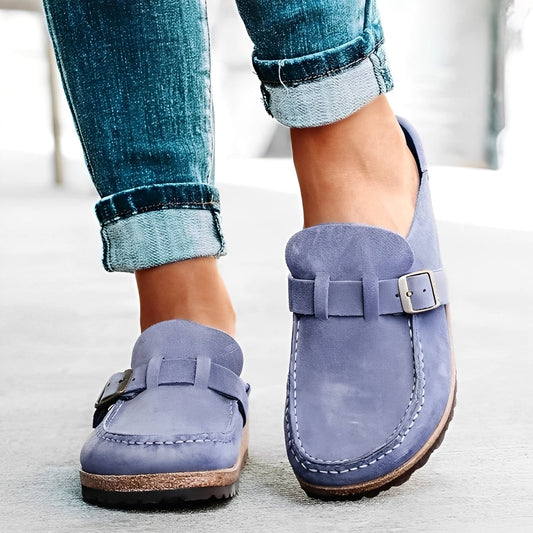 Briana - Damen Slipper-Sandalen mit Bändern und Gemütlichkeit