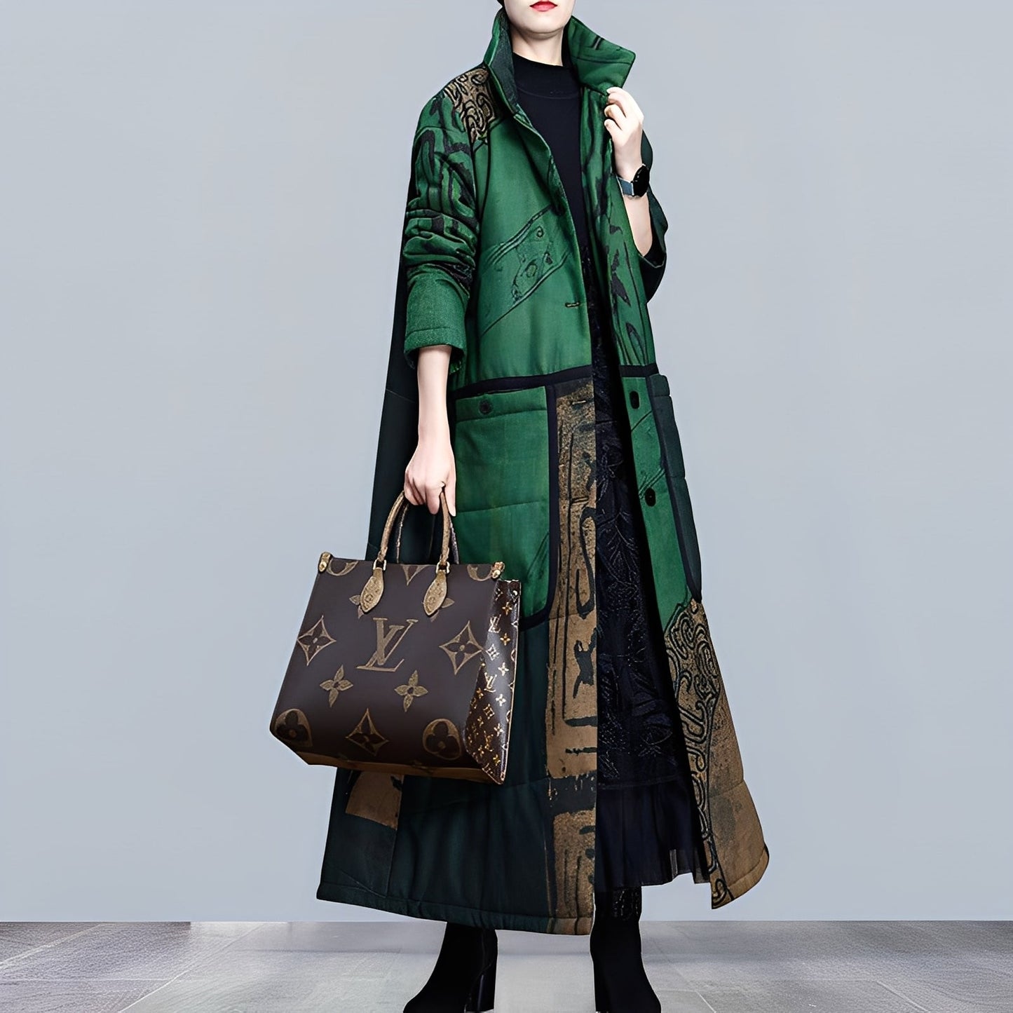 Ashlie - Komfortabler Winterparka mit hohem Kragen für Damen
