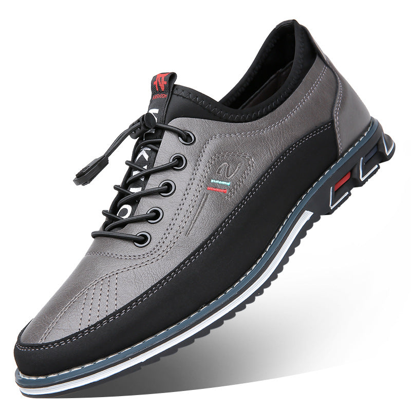 Aaron - Bequeme, rutschfeste Herrenschuhe aus Leder