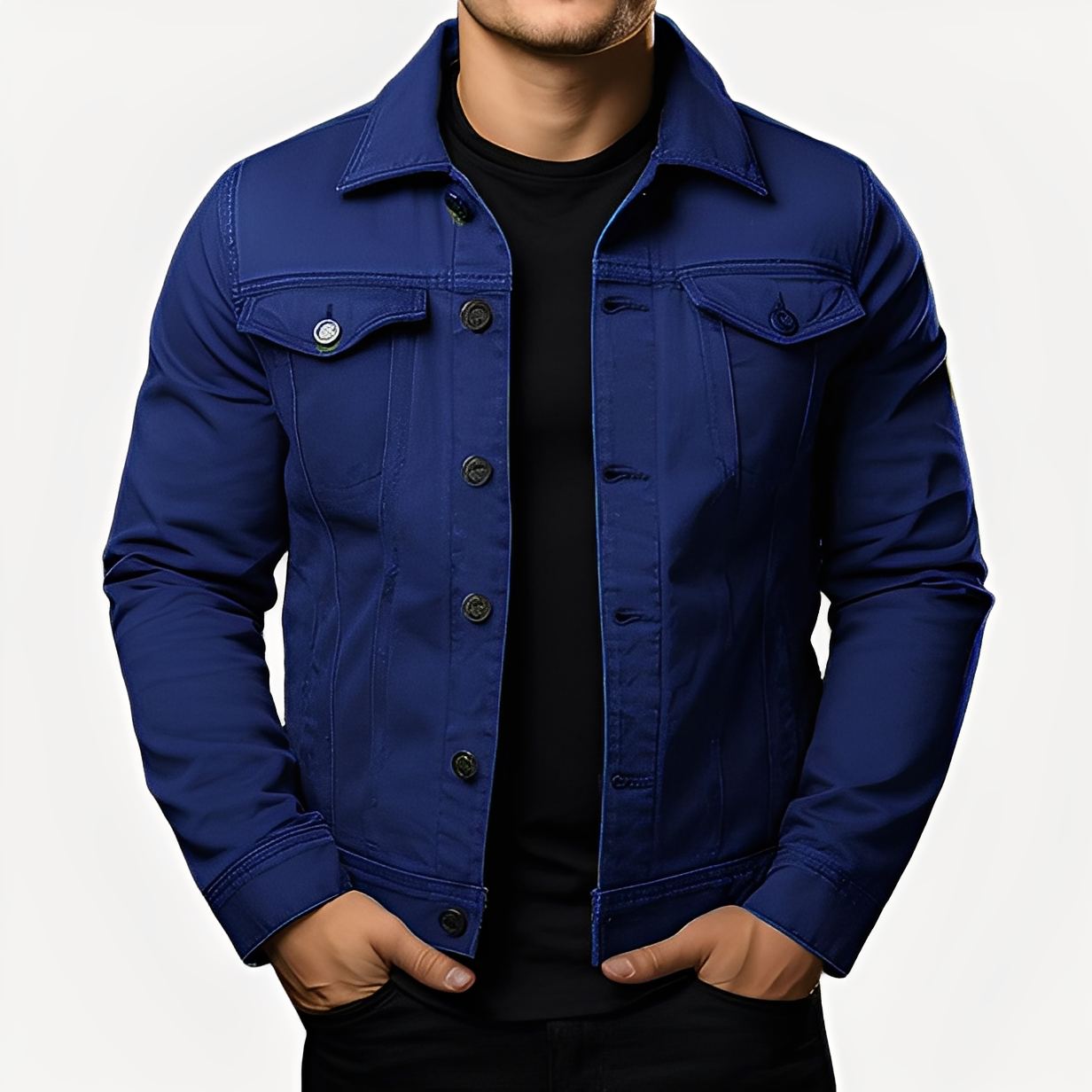 Smith - Klassische Herrenjacke aus widerstandsfähigem Stoff
