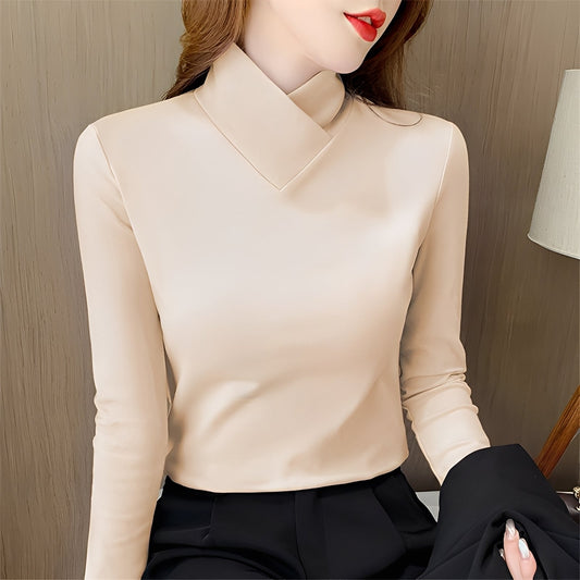 Mikayla - Stilvoller, figurbetonter Damen-Rollkragenpullover