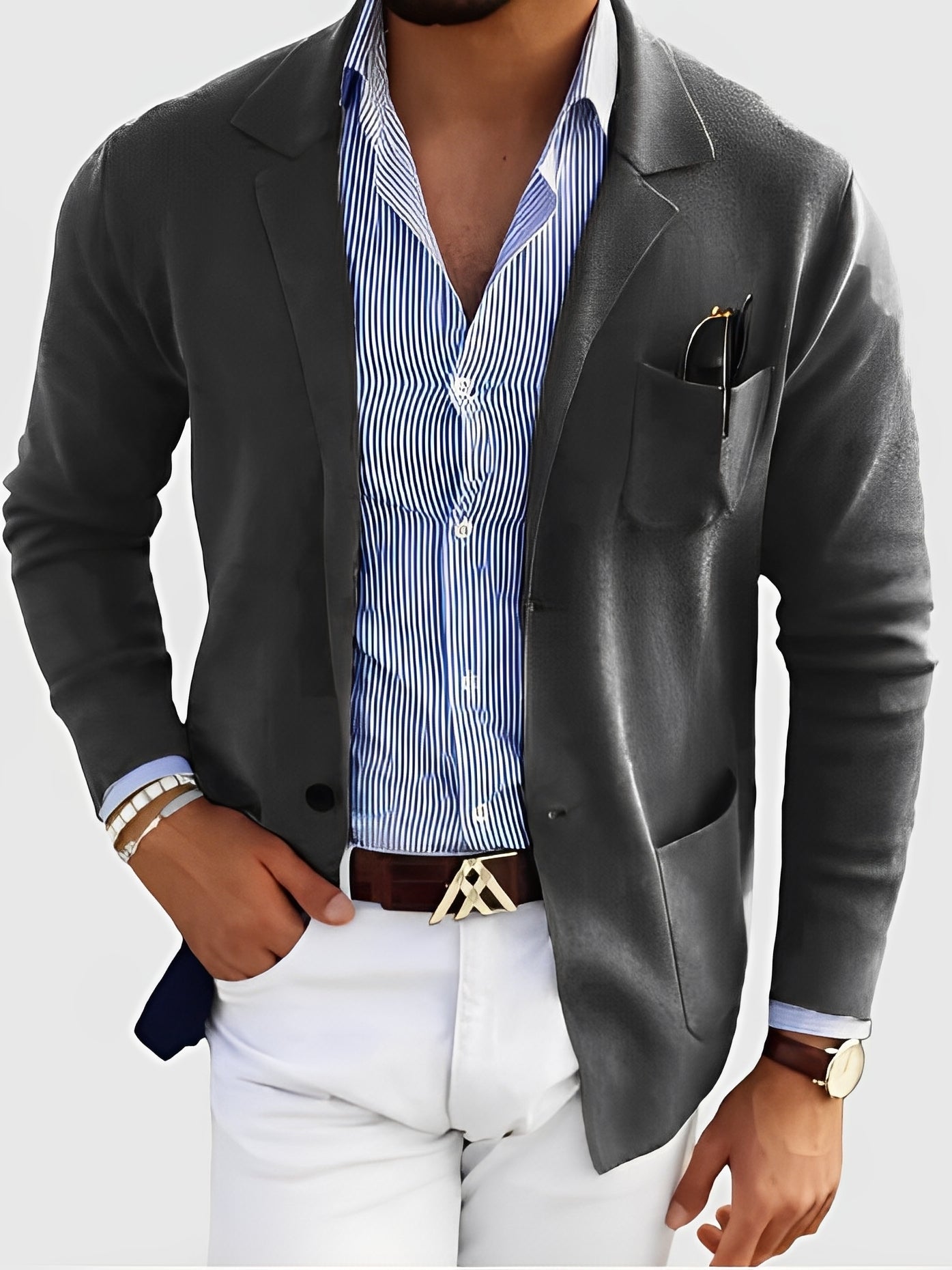 Jordan - Eleganter Herrenblazer mit Taschen