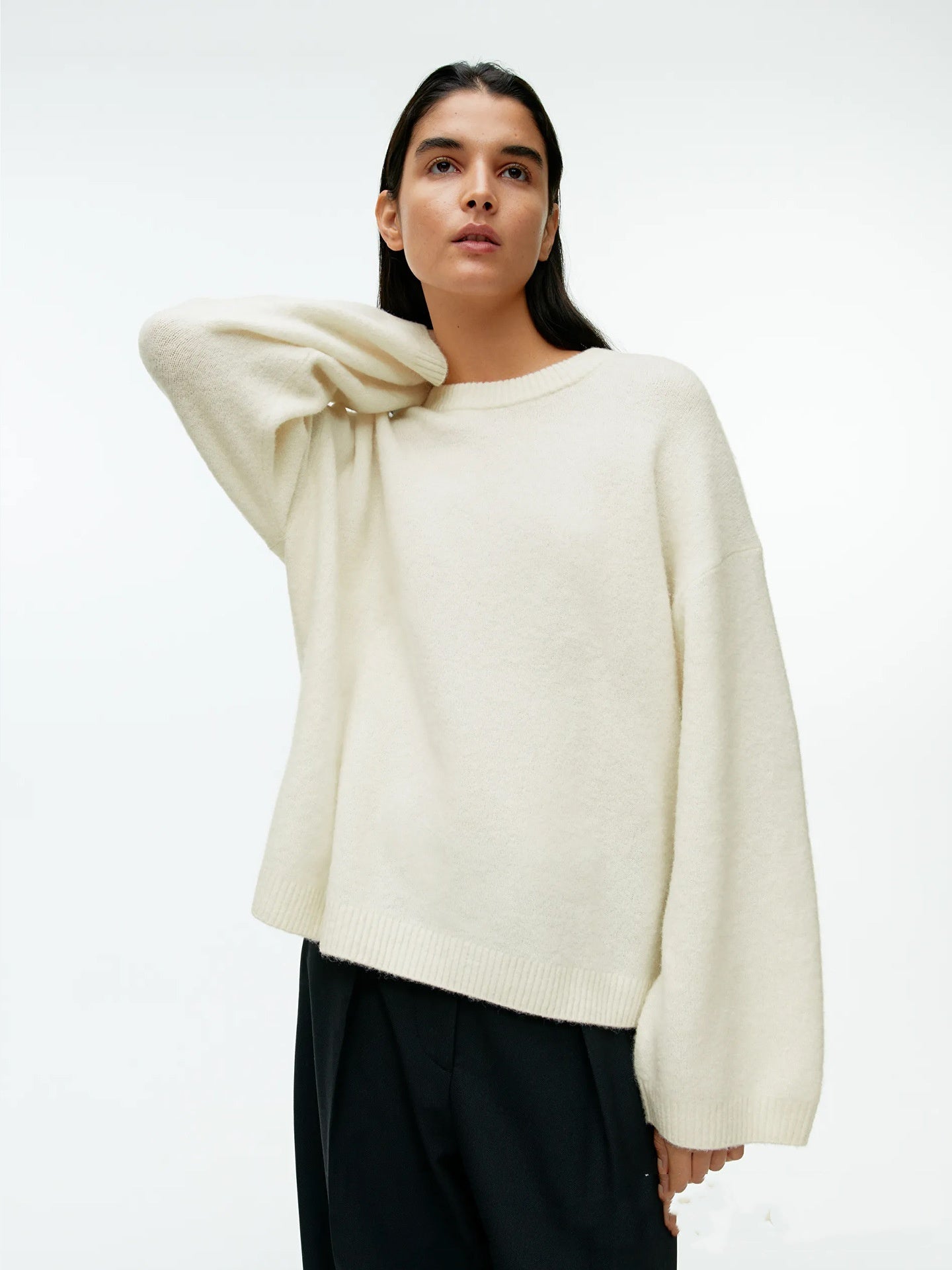 Caelie - Komfortabler, dicker Damen-Kaschmirpullover