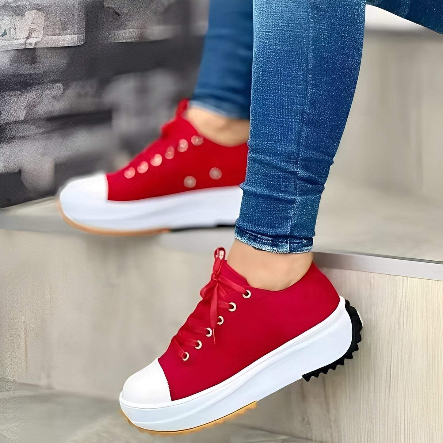 Mellony - Gemütliche Damenschuhe mit dicker Sohle
