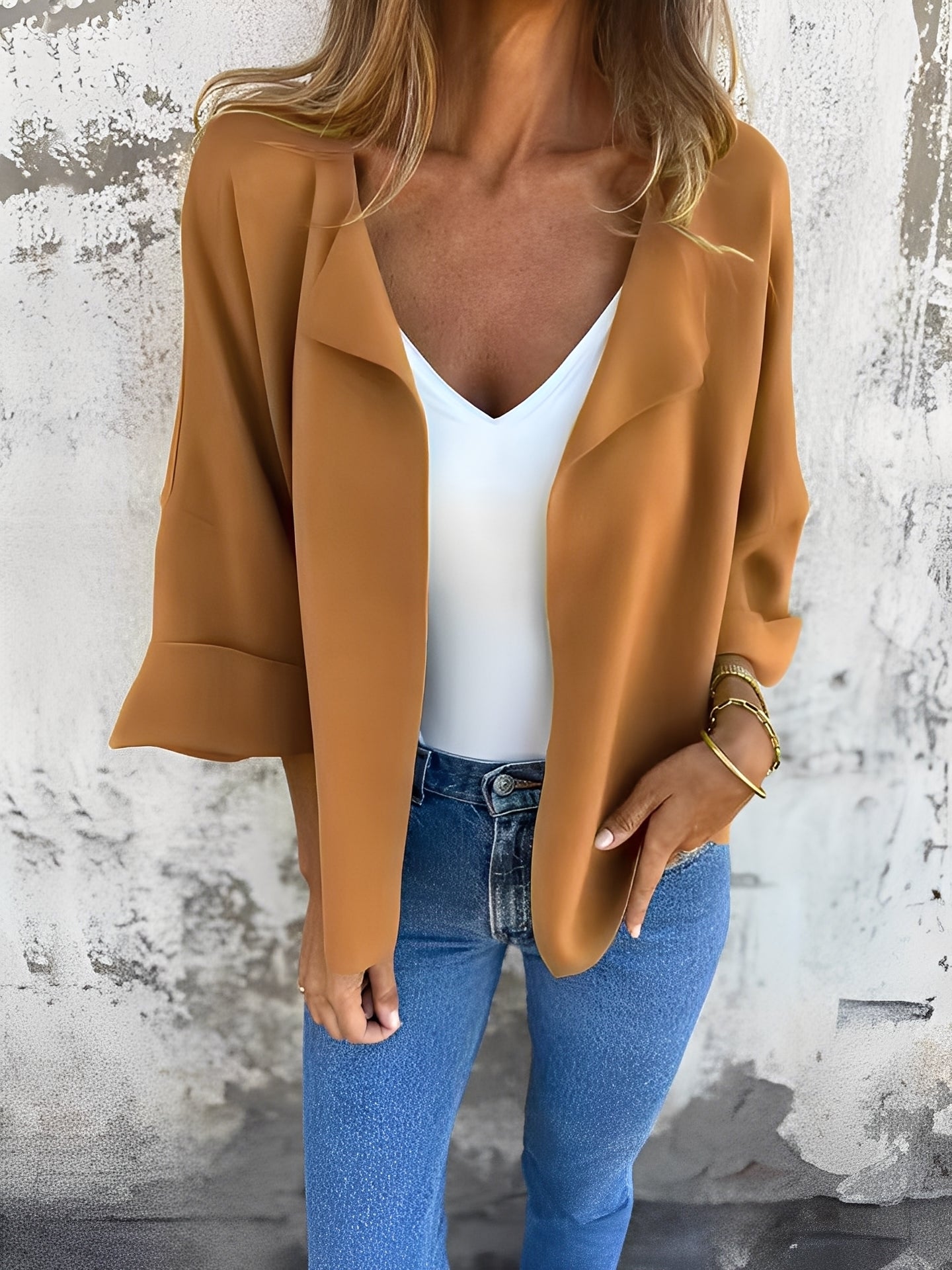 Angelle - Stilvoller und bequemer Damenblazer aus Wildleder
