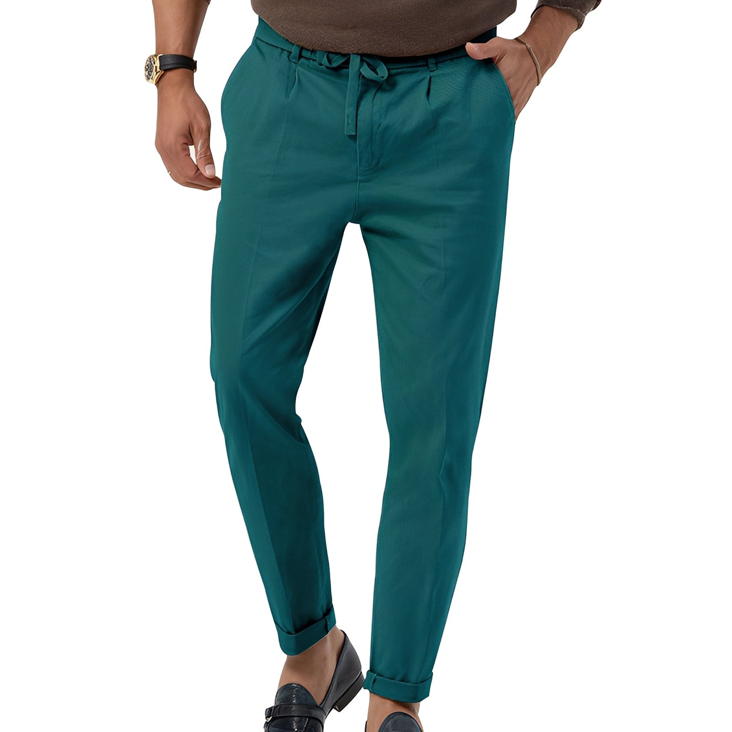 Karson - Gerade geschnittene stilvolle Herrenhose