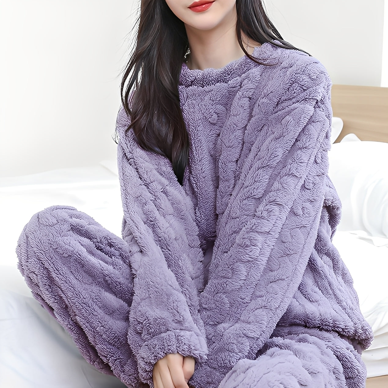 Kilie - Komfortables, kuscheliges Fleece-Set für Damen