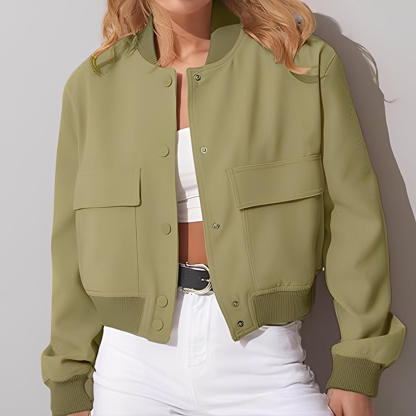 Marva - Bequeme und lockere Damenjacke mit großen Taschen