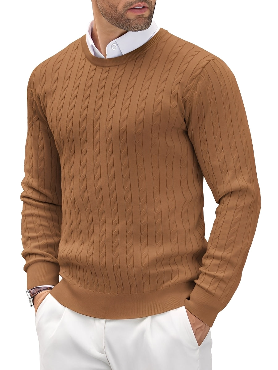 Randell - Eleganter, schmal geschnittener Herrenpullover