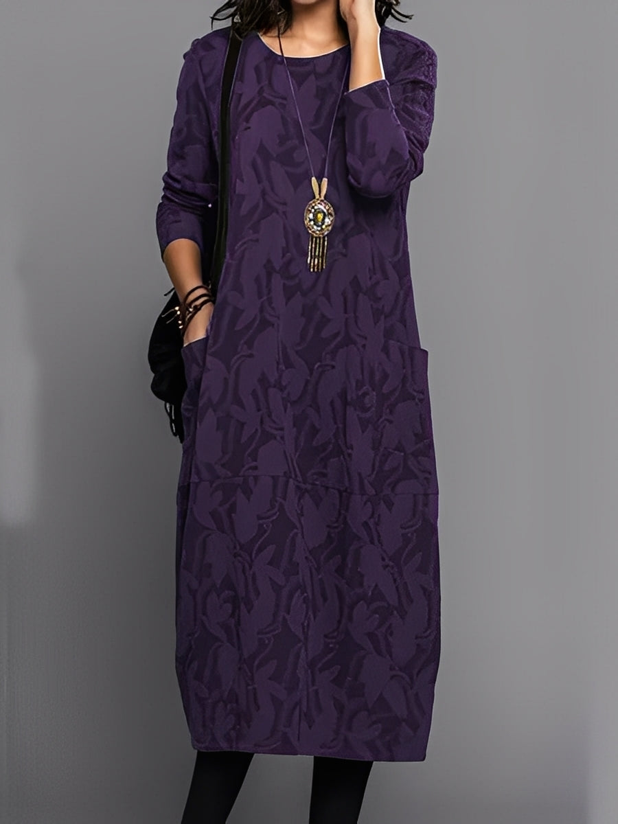 Kadence - Schickes Damenkleid mit langen Ärmeln
