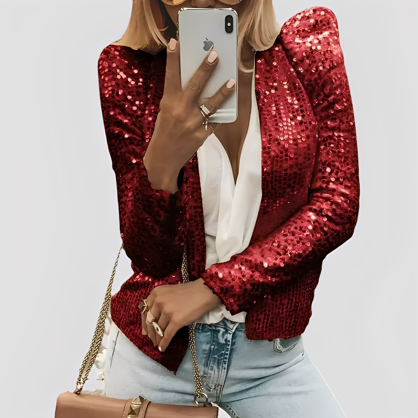 Shannen - Schicker Damenblazer mit Glanz