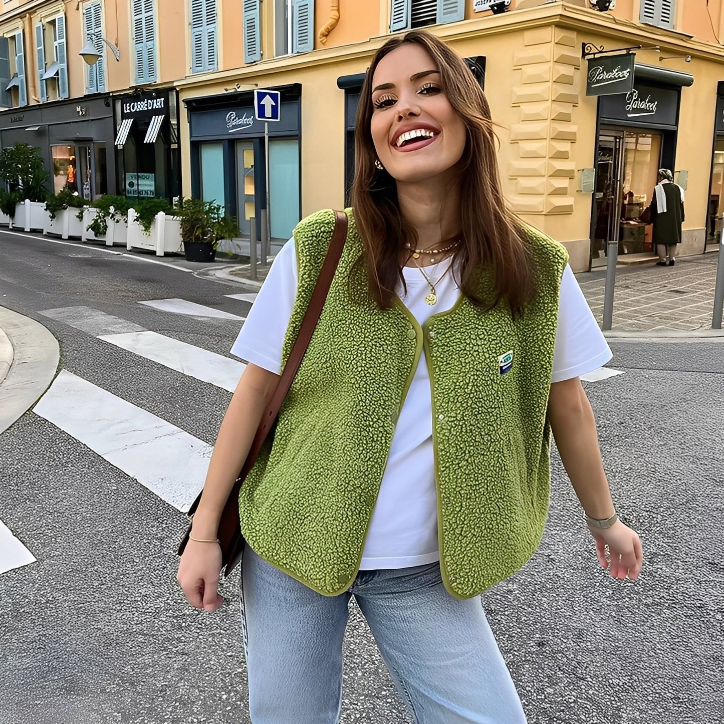 Vanessa - Bequeme Fleece-Weste für Damen