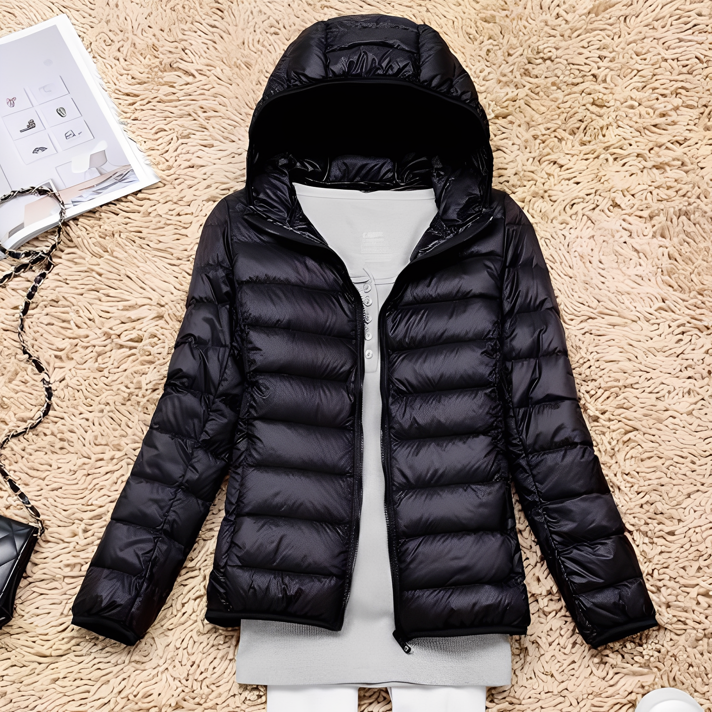 Lyndsay - Bequeme, schmal geschnittene Damen-Daunenjacke