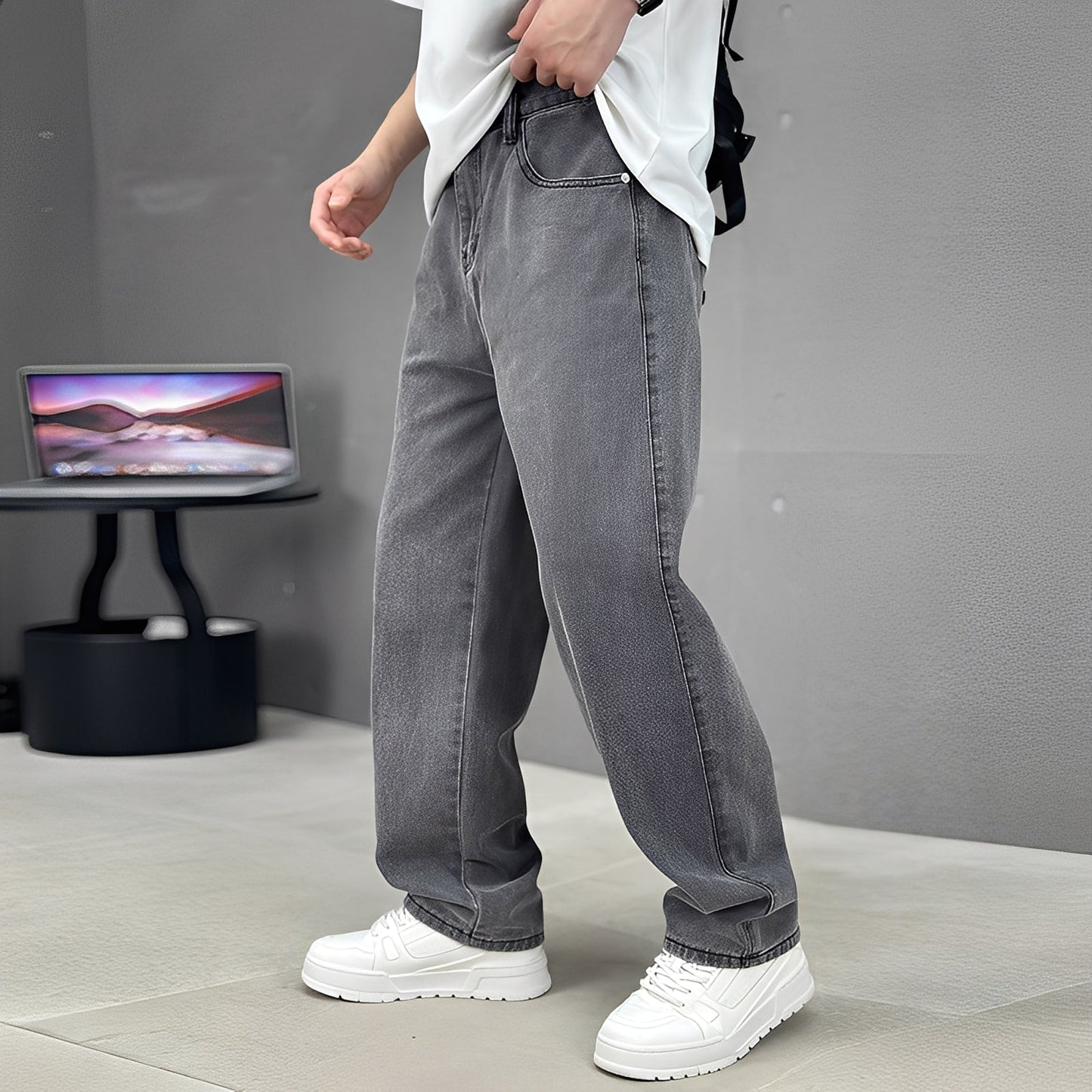 Wendell - Trendige Männerjeans mit bequemer Passform