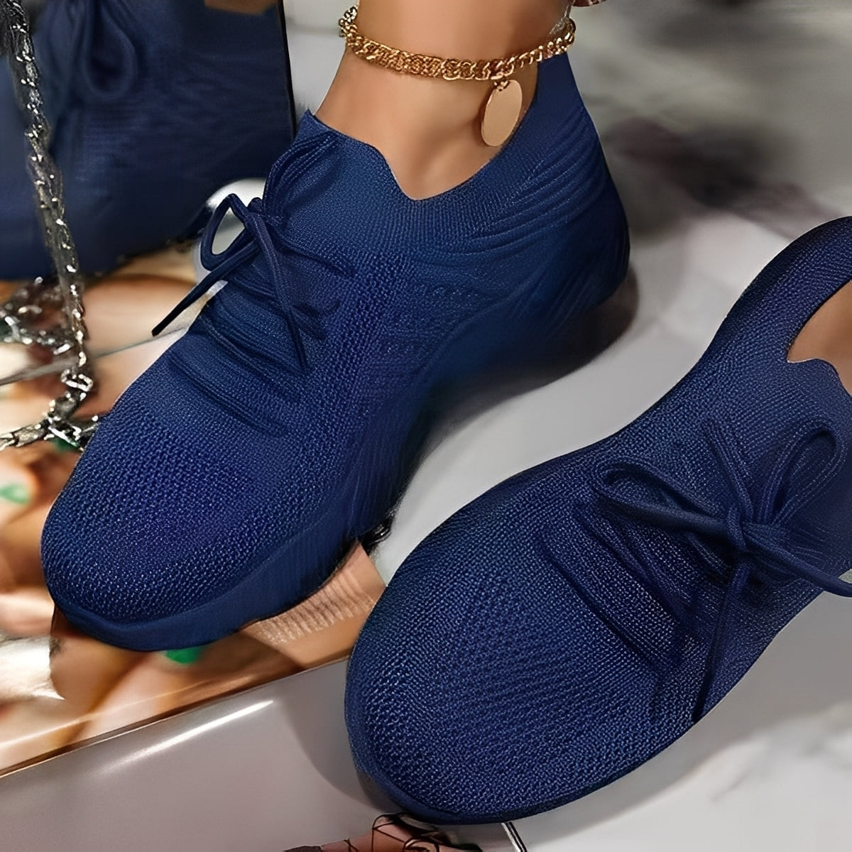 Eleanore - Freizeitschuhe für Damen mit robusteren Gummisohlen