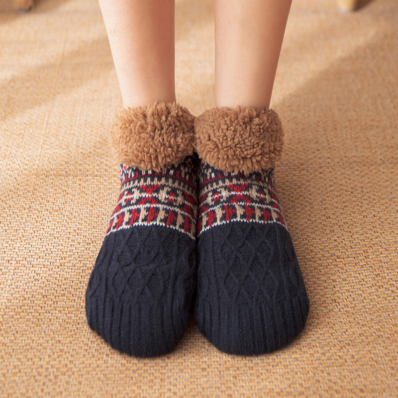 Nichole - Stilvolle, warme rutschfeste Socken für Damen