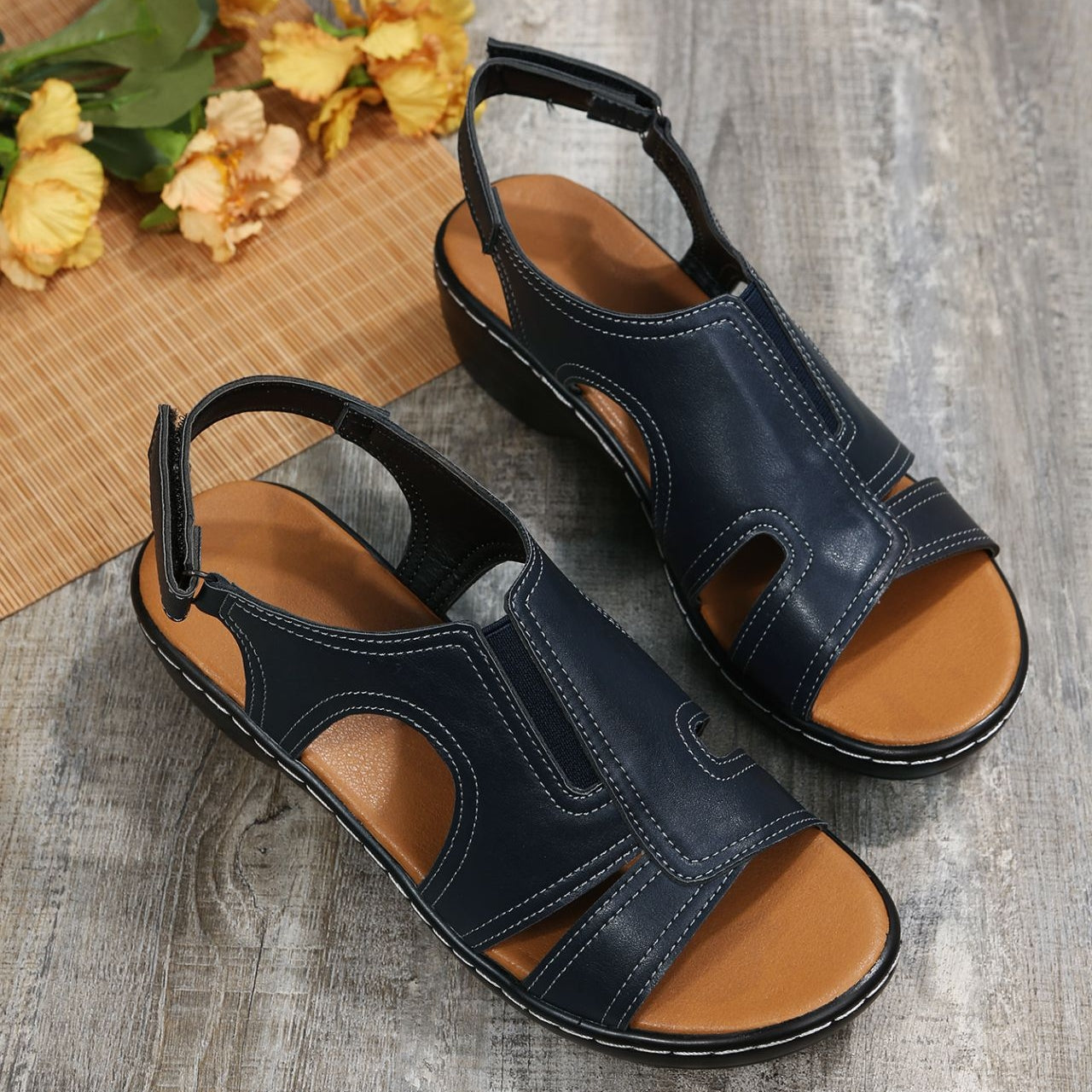 Duana - Bequeme Damensandalen mit Luftkissen