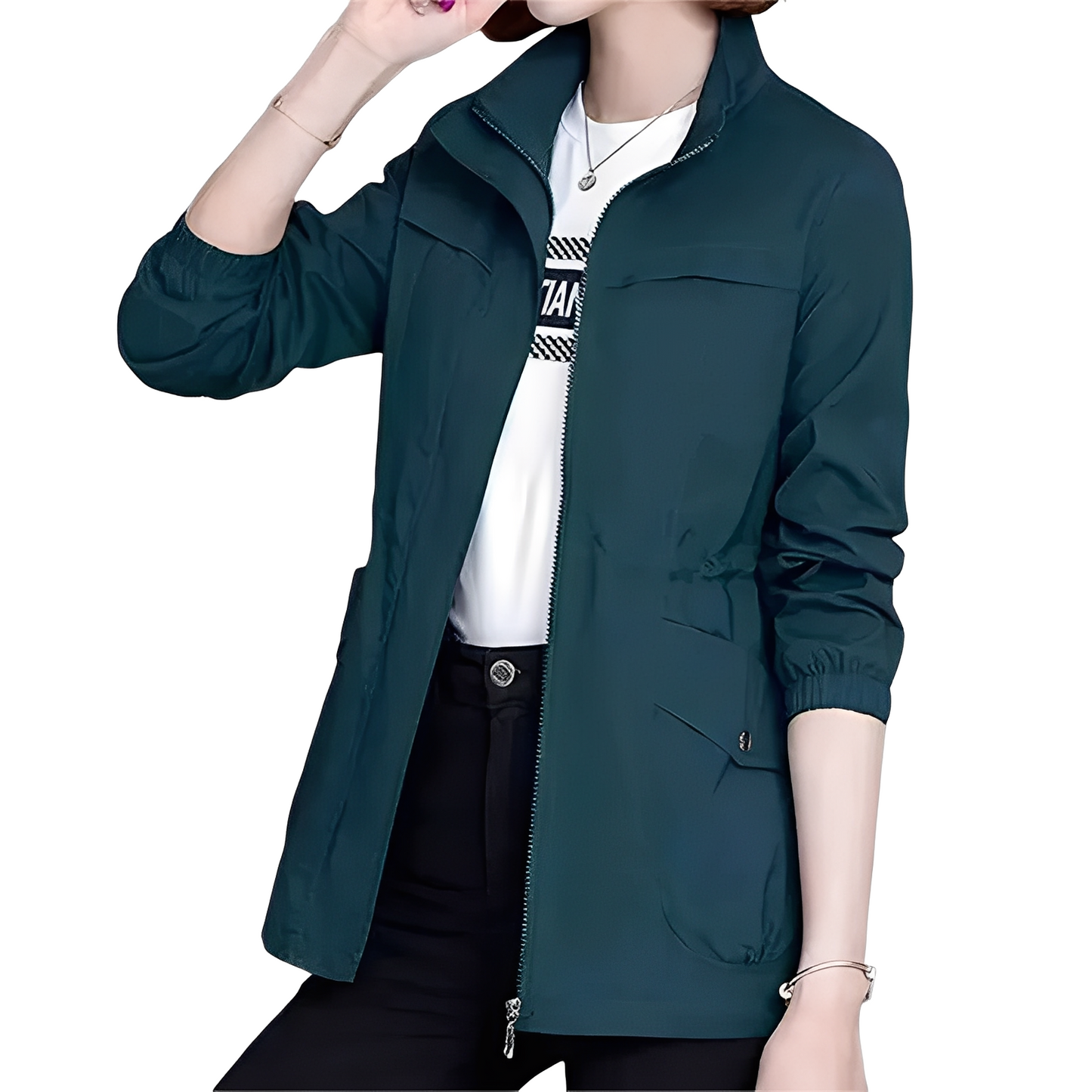 Gwenda - Trendige Damenjacke mit verstellbarer Taille