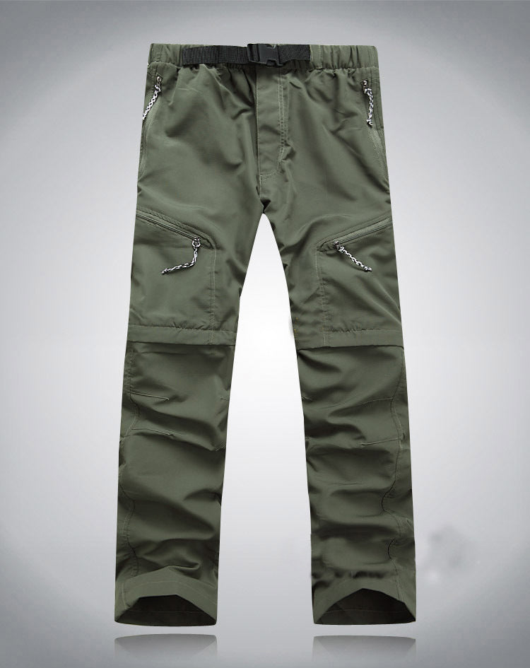 Derryl - Wandlungsfähige, elastische Zip-Off-Hose für Männer