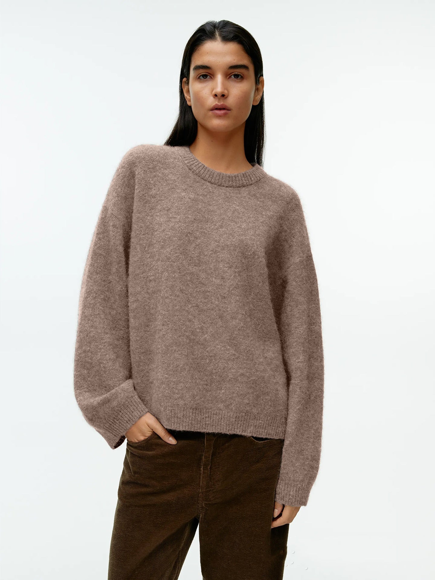 Caelie - Komfortabler, dicker Damen-Kaschmirpullover